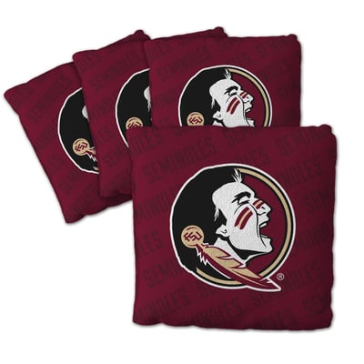 Florida State Seminoles Fanpoint Four-Piece Cornhole Bag Set