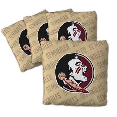 Florida State Seminoles Fanpoint Four-Piece Cornhole Bag Set