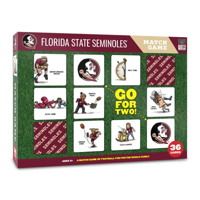 Florida State Seminoles Fanpoint Licensed Memory Match Game