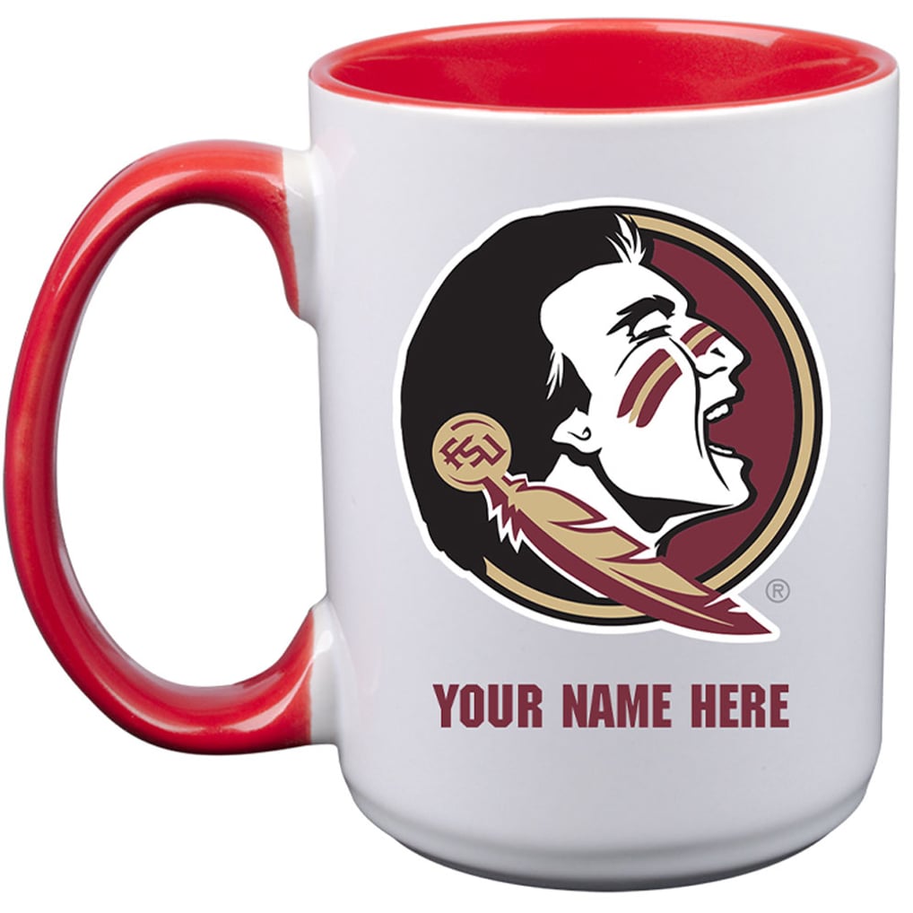 Florida State Seminoles 15oz. Personalized Ceramic Mug