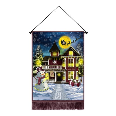 Florida State Seminoles 18" x 24" LED Christmas Tapestry