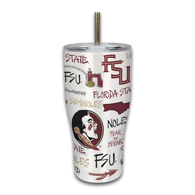 Florida State Seminoles 30oz. Icon Metal Tumbler
