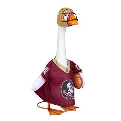 Florida State Seminoles Gameday Porch Goose Statue & Team Uniform Set