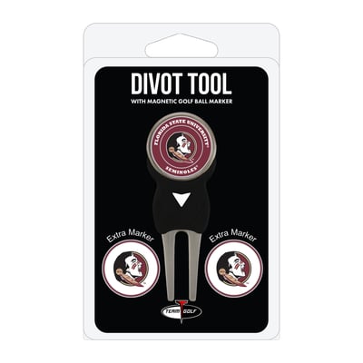 Florida State Seminoles Golf Divot Tool Pack with 3 Magnetic Markers