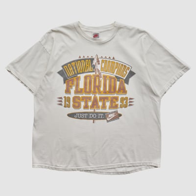 Florida State Seminoles Nike 1993 T-shirt - White - XL by Fanatics Real Vintage