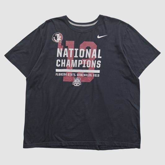Florida State Seminoles Nike 2013 T-shirt - Black - 3XL by Fanatics Real Vintage