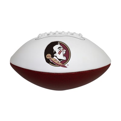 Florida State Seminoles Official Size Logo Autograph Football