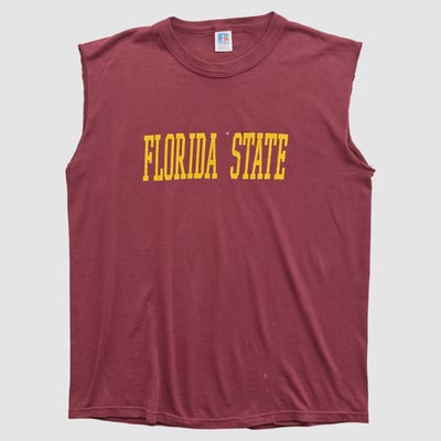 Florida State Seminoles Russell 90s Tank - Maroon - S by Fanatics Real Vintage