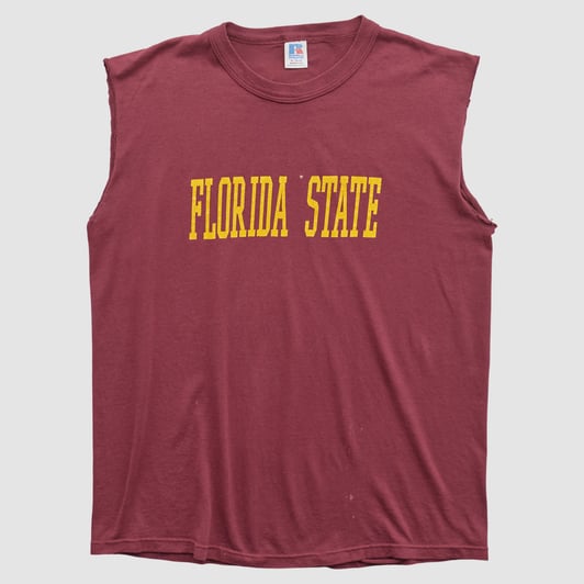 Florida State Seminoles Russell 90s Tank - Maroon - S by Fanatics Real Vintage