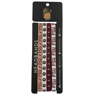  Florida State Seminoles Hip Heads Four-Pack of Thin Headbands