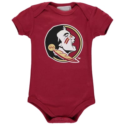 Florida State Seminoles Two Feet Ahead Infant Big Logo Bodysuit - Garnet
