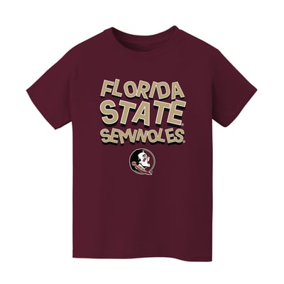 Florida State Seminoles Vive La Fete Infant Mascot & Name T-Shirt - Garnet