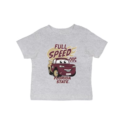 Florida State Seminoles Vive La Fete Infant Full Speed T-Shirt - Gray