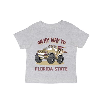 Florida State Seminoles Vive La Fete Infant On My Way T-Shirt - Gray