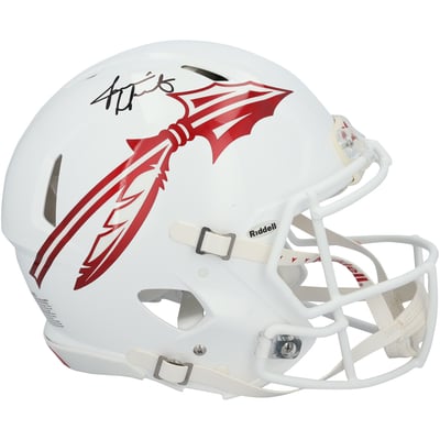 Jameis Winston Florida State Seminoles Autographed Fanatics Authentic Riddell White Speed Authentic Helmet