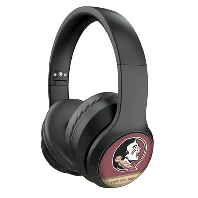 Florida State Seminoles Keyscaper Personalized Endzone Solid Wireless Bluetooth Headphones With Case