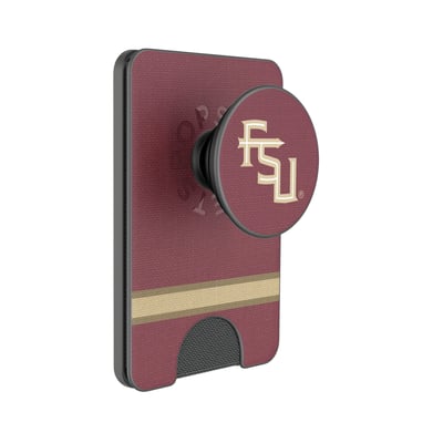 Florida State Seminoles Keyscaper Stripe PopSockets Magnetic Wallet
