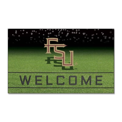 Florida State Seminoles Logo Brands 18" x 30" Crumb Rubber Door Mat