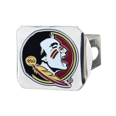 Florida State Seminoles Logo Brands Chrome Hitch Cover