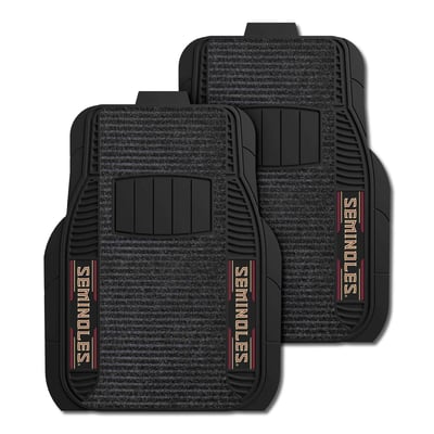 Florida State Seminoles Logo Brands Two-Piece Deluxe Car Mat Set