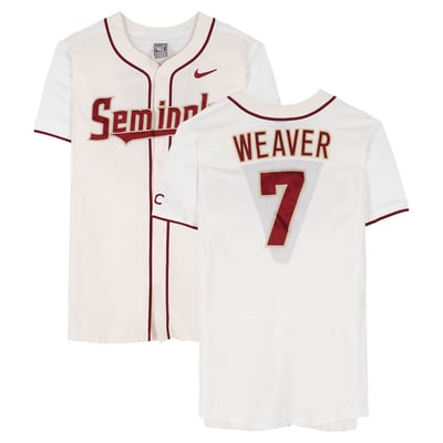 Luke Weaver Florida State Seminoles Fanatics Authentic Player-Issued #7 White Jersey from the Baseball Program - Size 44