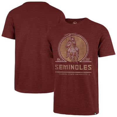  Florida State Seminoles '47 Emblem Mark Scrum T-Shirt - Garnet