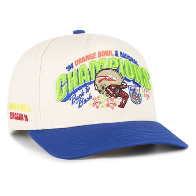  Florida State Seminoles '47 Orange Bowl Champions Scored Hitch Adjustable Hat - Natural