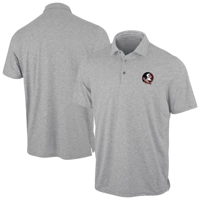 Florida State Seminoles Antigua Static Polo - Heather Gray