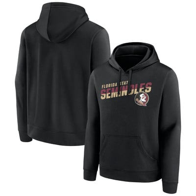 Florida State Seminoles Quick Slant Pullover Hoodie - Black