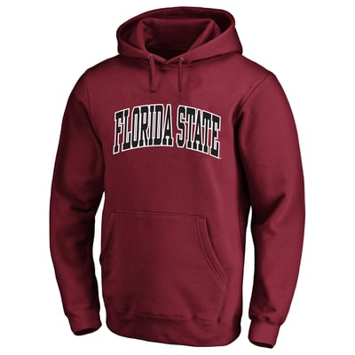  Florida State Seminoles Champion Arch Over Tackle Twill Hoodie - Garnet