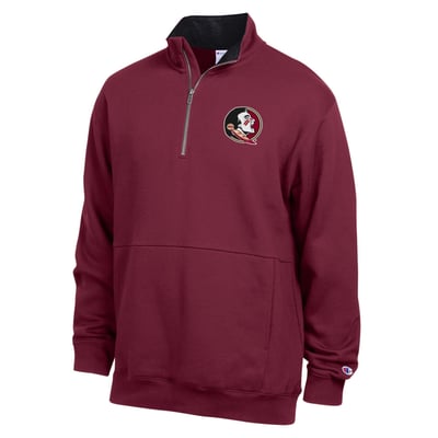  Florida State Seminoles Champion Fleece Quarter-Zip Pullover - Garnet