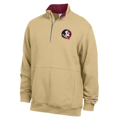  Florida State Seminoles Champion Fleece Quarter-Zip Pullover - Gold