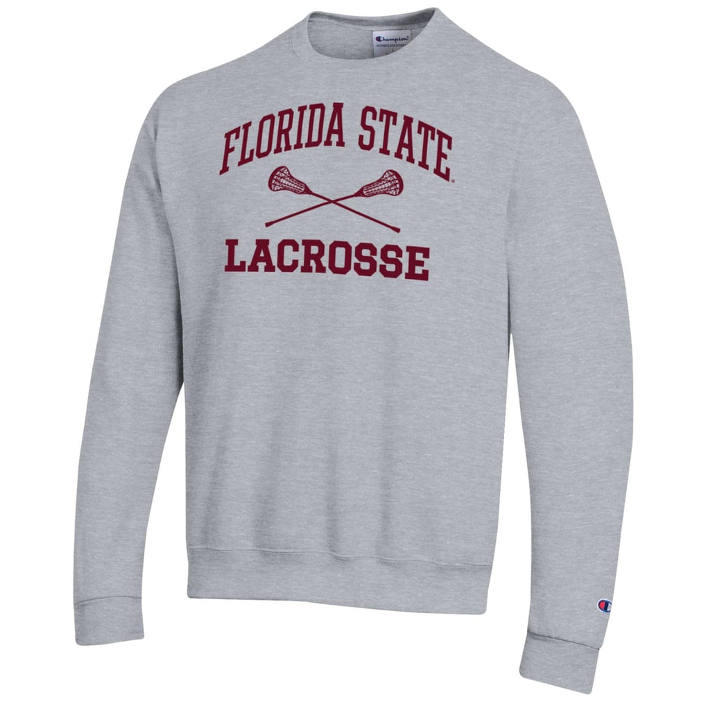 Florida State Seminoles Champion Lacrosse Icon Pullover Sweatshirt - Heather Gray