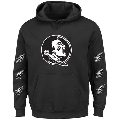 Florida State Seminoles Fanatics Big & Tall 3-Hit Pullover Hoodie - Black
