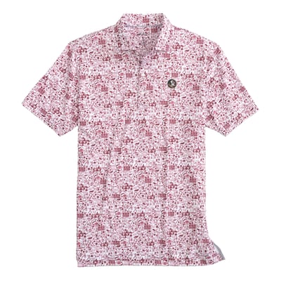  Florida State Seminoles johnnie-O Tailgater 2.0 Polo - Garnet