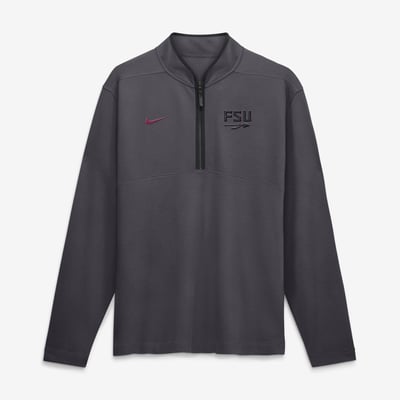  Florida State Seminoles Nike Color Pop Victory Dri-FIT Half-Zip Pullover - Anthracite