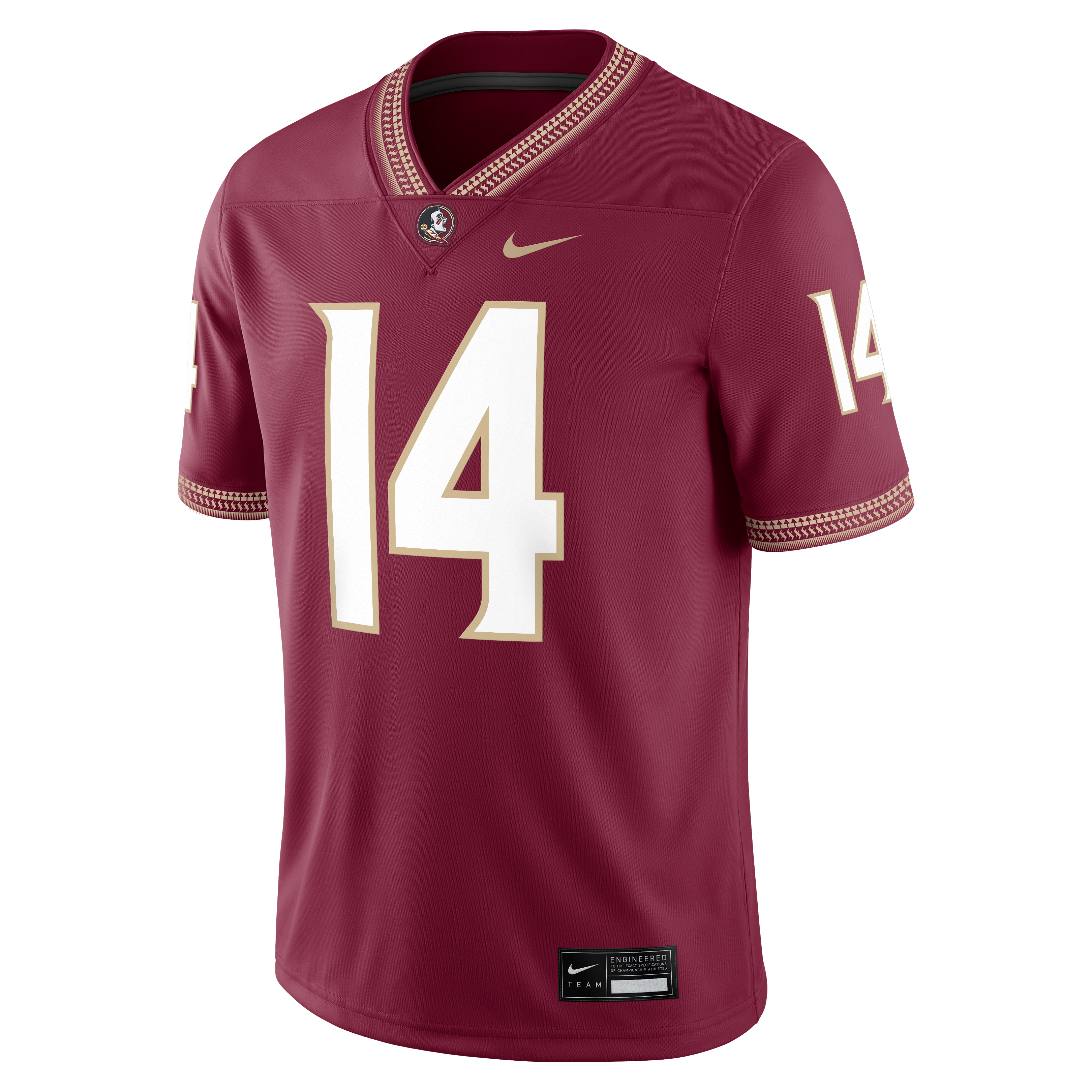 Ashton Daniels Florida State Seminoles Game Football Jersey Garnet