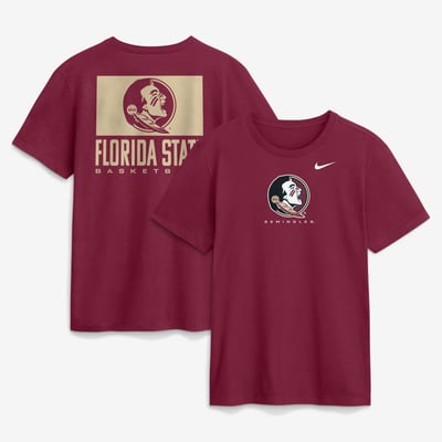  Florida State Seminoles Nike Courtside Dri-FIT T-Shirt - Garnet
