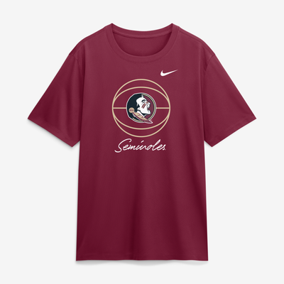  Florida State Seminoles Nike Primetime Basketball Icon Legend Dri-FIT T-Shirt - Garnet