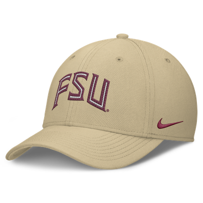 Florida State Seminoles Nike Letter Rise SwooshFlex Dri-FIT Hat - Gold