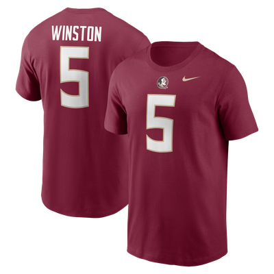 Jameis Winston Florida State Seminoles Nike Name & Number T-Shirt - Garnet