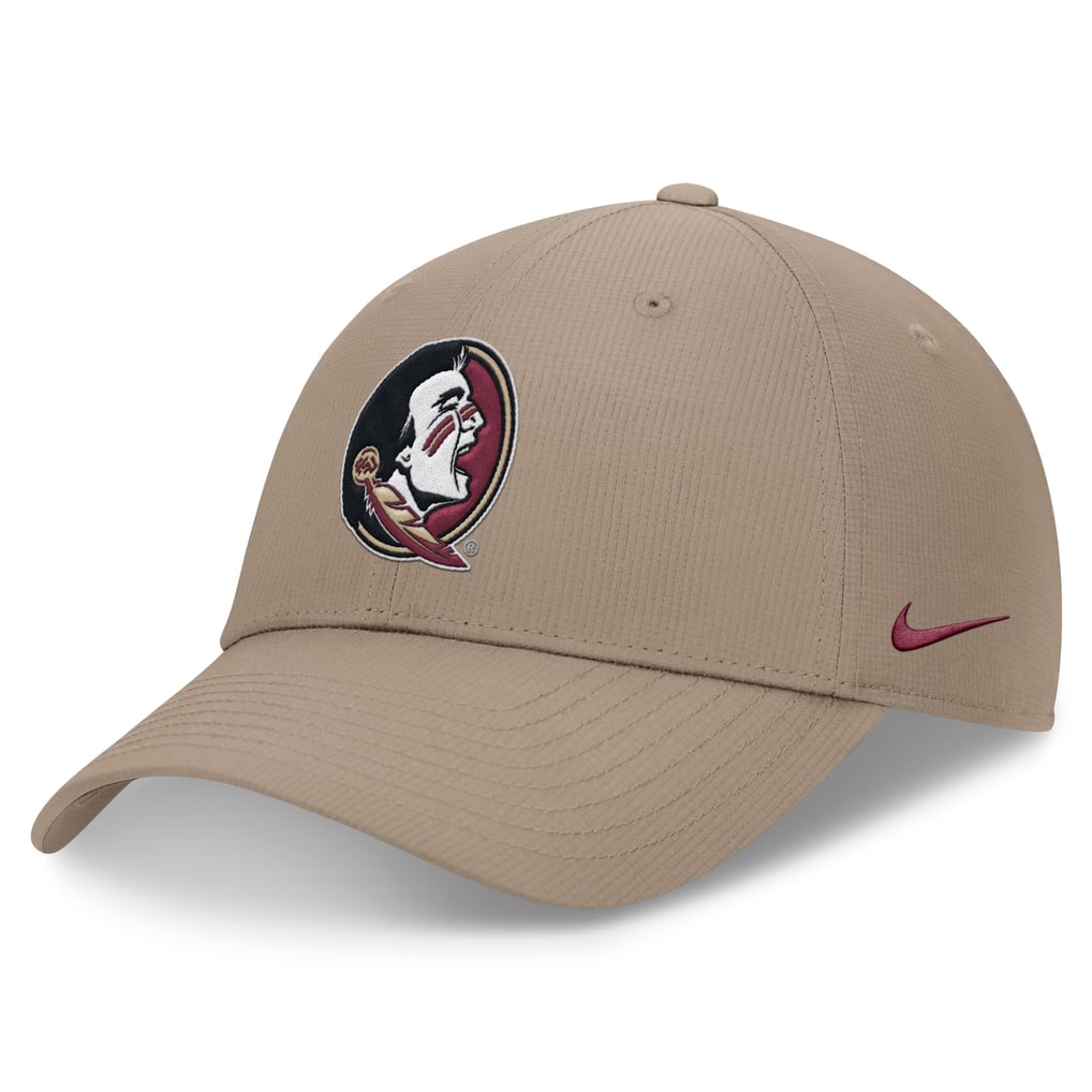 Florida State Seminoles Nike 2024 On-Field Performance Adjustable Hat - Khaki