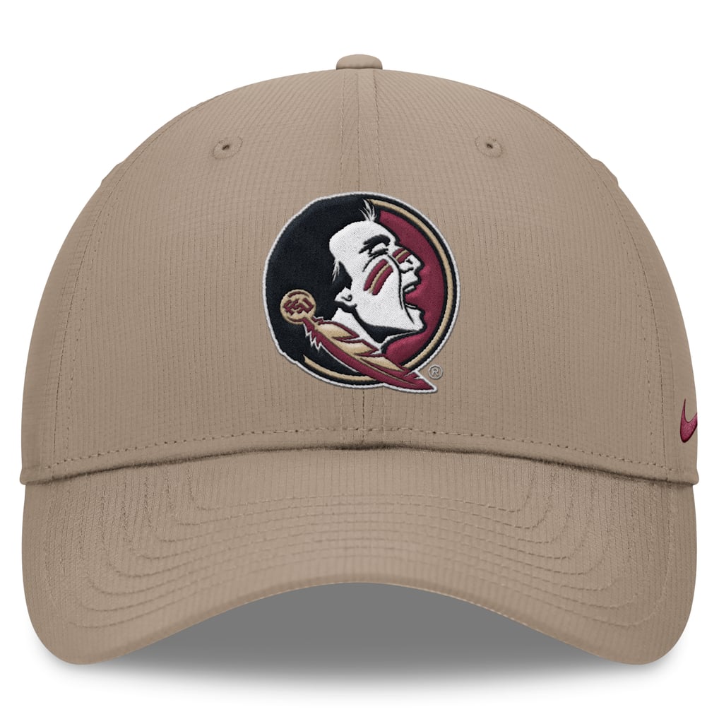 Florida State Seminoles Nike 2024 On-Field Performance Adjustable Hat - Khaki