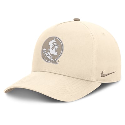 Florida State Seminoles Nike Rise Adjustable Hat - Natural