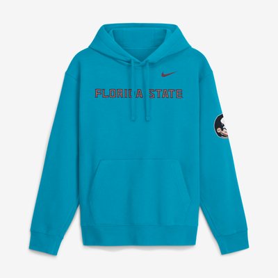  Florida State Seminoles Nike 2026 Sideline Club Fleece Hoodie - Turquoise