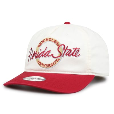 Florida State Seminoles The Game Men's Classic Circle Adjustable Hat - White