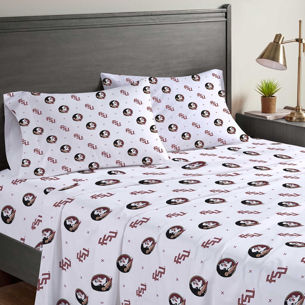 Florida State Seminoles Pegasus Four-Piece Queen Sheet Set