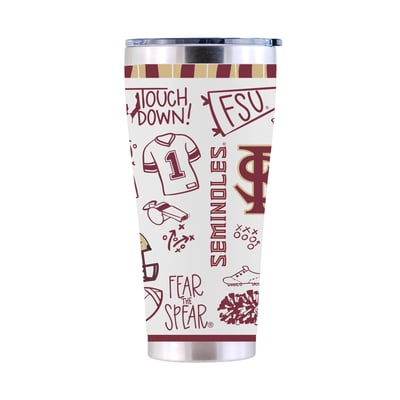 Florida State Seminoles The Memory Company 30oz. Sketchpad Stainless Steel Tumbler