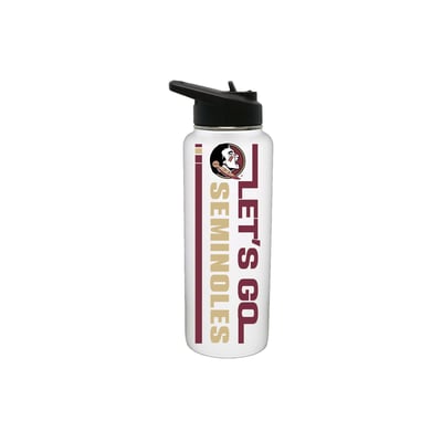 Florida State Seminoles The Memory Company 34oz. Let's Go Stainless Steel Quencher Bottle