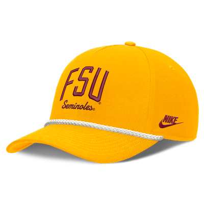 Florida State Seminoles Nike Unisex Letter Rope Rise Adjustable Hat - Gold